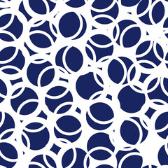 Stylized circles, forms pattern. Circular figures seamless ornament. Geometric motif. Rounds background. Circle shapes ornate. Ethnic image. Digital paper, web design, textile print, abstract, vector