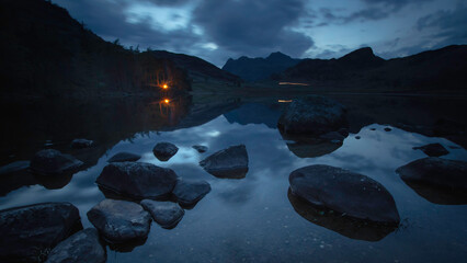 Twilight at Blea Tarn