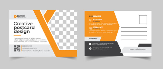 corporate  business postcard design