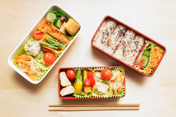 手作りのお弁当