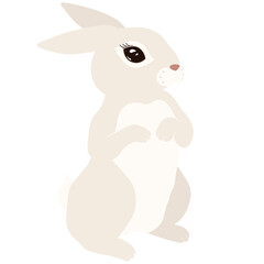 Symbol of the Year Rabbit vector clipart