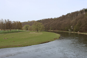 Frühling im Fuldatal bei Guntershausen