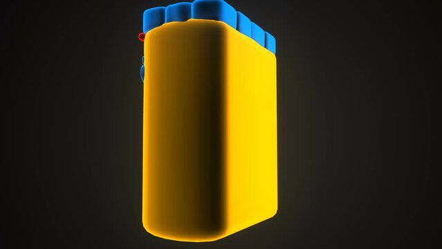 3d render of cellular epithelium tissues