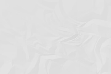 crumpled white paper background close up