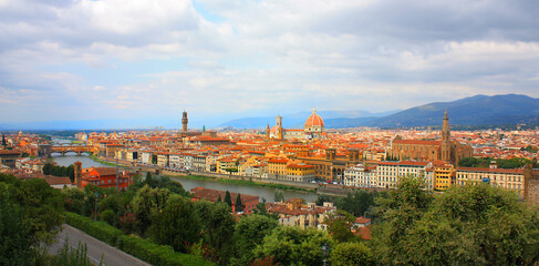 Florence panorama city, Italy