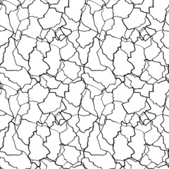 kintsugi art seamless pattern of splinters and different shards fragments with thin lines