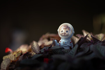Man doll in space suit