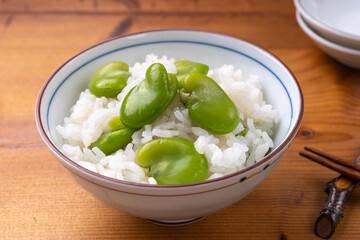 そら豆ご飯