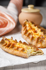 Finnish Traditional Pasties Or Pirogs - Karelian Pasties, Karelian Pies Or Karelian Pirogs From Region Of Karelia.