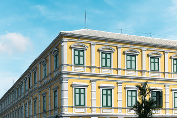 Ministry of Defence, Ancient building in Bangkok - Neo Cassical architecture with neo-palladian...