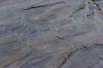 Colorful Rock Layers. Stone texture and background. Abstract of stone. Uneven surface stone. Nature.