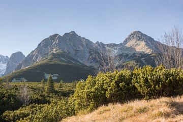 Naklejka na ściany i meble Vysoké Tatry, High Tatra Mountains - the mountain range and national park in Slovakia