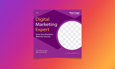 Digital Marketing Expert Social Media Post design