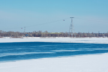 Cable car across the Volga River