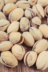 Pistachio nuts as source vitamins and minerals. Healthy eating
