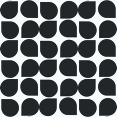 Vector pattern, repeating abstract raindrop or water drop. Pattern is clean for fabric, wallpaper, printing. Pattern is on swatches panel