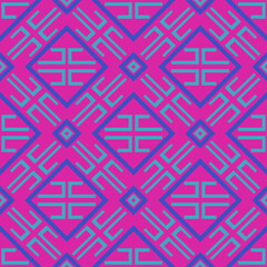 asian ethnic geometric fabric pattern

         
