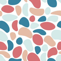 Modern abstract pattern minimal colorful design. Shape background, vector illustration.