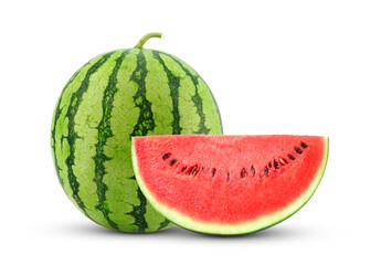 Watermelon isolated on white