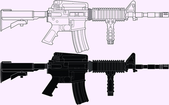 Colt M4,The M4 Carbine, Assault Rifle Developed In The United States.