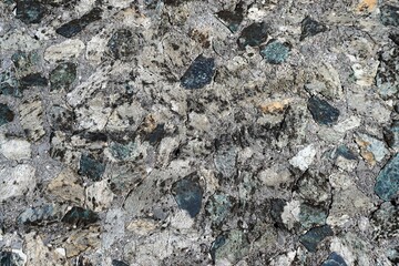 Grau-schwarze Marmorfläche mit Muster