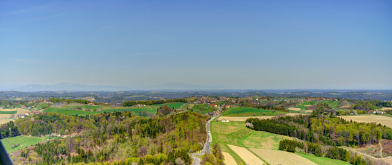 Riegersburg, Styria, Austria, HDR Image