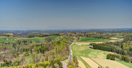 Riegersburg, Styria, Austria, HDR Image
