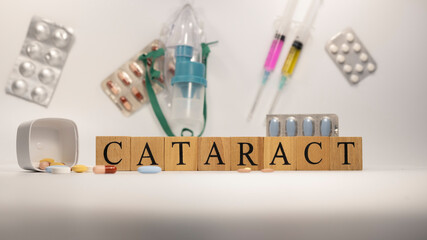 cataract was created from wooden cubes. Diseases and treatments.