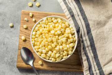 Organic Steamed White Sweetcorn Kernals
