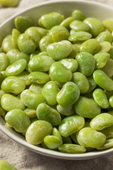 Organic Raw Steamed Green Lima Beans