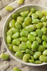 Organic Raw Steamed Green Lima Beans