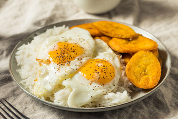 Homemade Cuban Arroz con Huevos