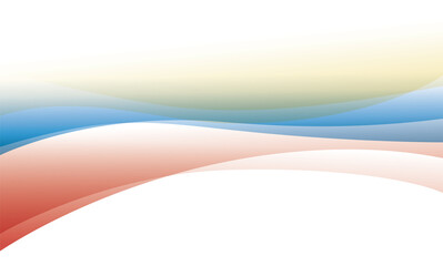 Conceptual Colombia flag with waving and blurred colors, Vector illustration