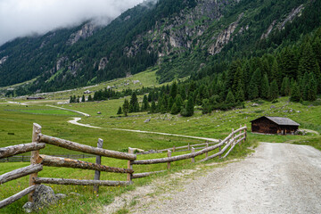 landscape austria mountans wanderweg sky krimml