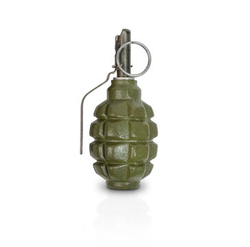 hand grenade isolated on white background