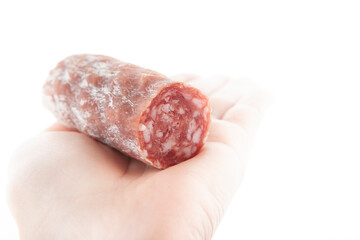 image of sausage white background 