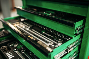 Car service tool box, professional instrument