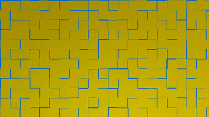 yellow Illustration unusual drawing interesting abstract light, bright background, pastel colors blank layout