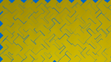 yellow Illustration unusual drawing interesting abstract light, bright background, pastel colors blank layout