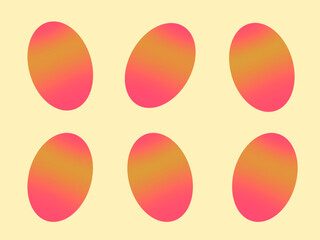 Gradient Easter Eggs_Pink
