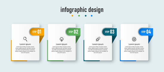 Infographic Business Templates Timeline Presentation Process Report Information Plan Strategy Progress Options

