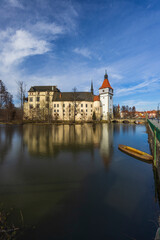 Obraz premium Blatna castle near Strakonice, Southern Bohemia, Czech Republic