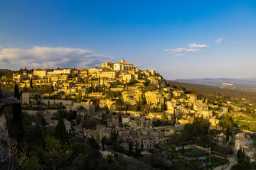 Obraz premium Gordes small medieval town in Provence, Luberon, Vaucluse, France