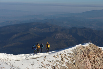 Climbers on Orizaba