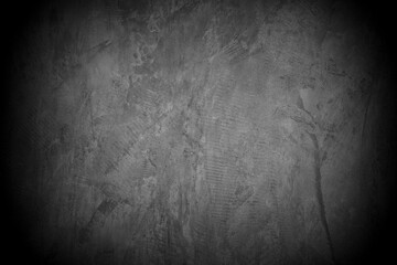 Old wall texture cement dark black gray  background abstract grey color design are light with white gradient background.