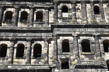 Naklejka premium Façade de la Porta Nigra à Trèves. Allemagne