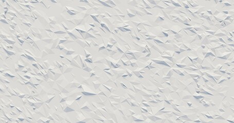 White low poly background texture 3d rendering