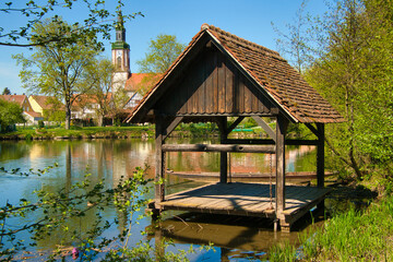Frühling im Grand Ried im Elsass
