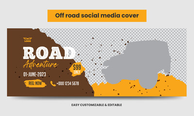 Off-Road Adventure Social Media Cover Photo © Shahjahangdb
