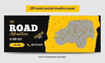 Off-Road Adventure Social Media Cover Photo © Shahjahangdb